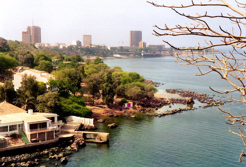 View of Le Plateau from the Corniche, Dakar