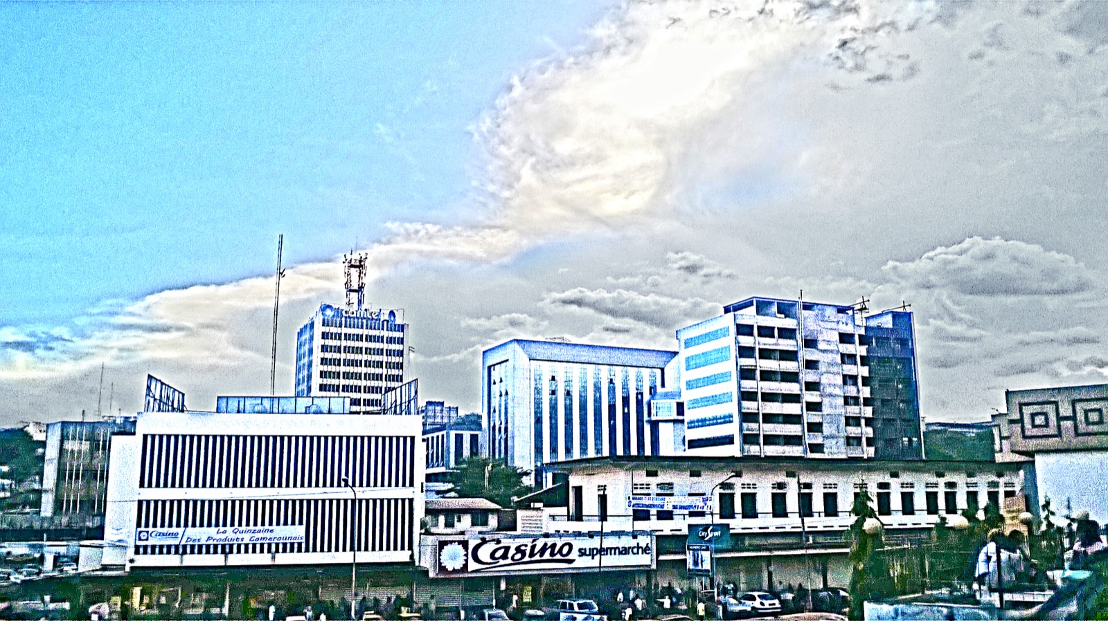 Downtown Yaoundé skyline